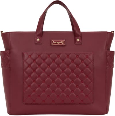Loungefly Convertible Tote Bag Pin Trader Red