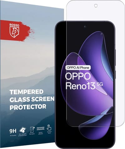 Rosso Screen Protector Geschikt voor Oppo Reno 13 | 9H Tempered Glass | Glasplaatje | Beschermlaag | Beschermglas | 9H Hardheid