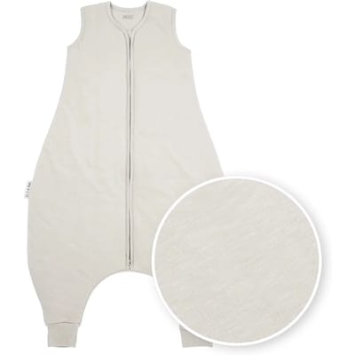 Meyco Baby Slaapzak Winter Slub - slaapoverall jumper - greige - 104cm - winterslaapzak