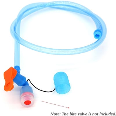 2 PIÈCES Tube de Poche d'Hydratation Remplacement Tuyau Sac d'Hydratation Clip de Tube de Sac d'Hydratation Kit Système d'Hydratation bleu