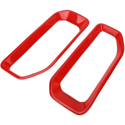 Rode Achtermistlichtkap ABS Auto Sticker Accessoires Decoratie Past voor Jeep Wrangler JL 2018 red