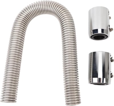 Radiatorslang Set - Koelslang Flexibel - Auto Koeling - Universele Pasvorm - 24 Inch Lengte - Zilver
