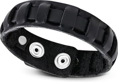 Amanto Armband Aik - Leer - 20mm - 20-23cm