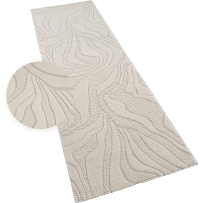 Modern tapijt Aurora crème 80x150 cm