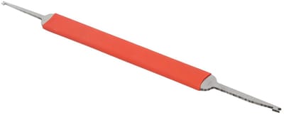 Dailygoods- Veerhaakgereedschap Professioneel - Dubbele Kop - Antislip Comfortgreep - Onderhoud Houtblazers - Fijne/Dikke Veren - Essentieel Instrument - Instrumentenonderhoud