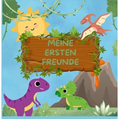 Dino-Freundschaftsbuch : Meine Ersten Freunde: Für Jungen Und Mädchen Ab 3 Jahren - Elina Hans