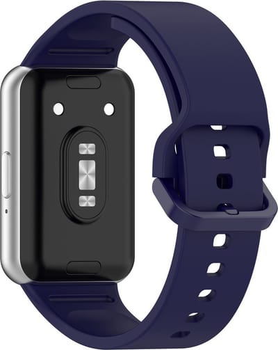 Siliconen bandje - geschikt voor Samsung Galaxy Fit 3 - donkerblauw