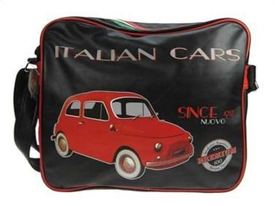 Creaciones Jugavi - Unisex  - Schoudertas Zwart - Italian Cars