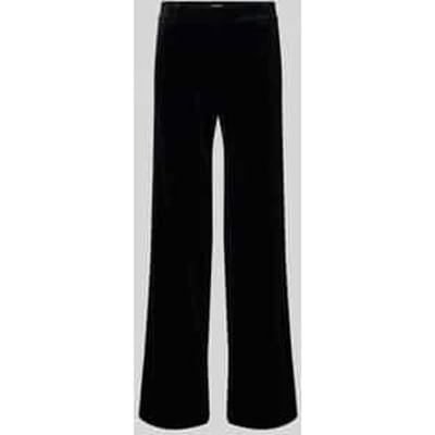 Stoffen broek met achterzakken