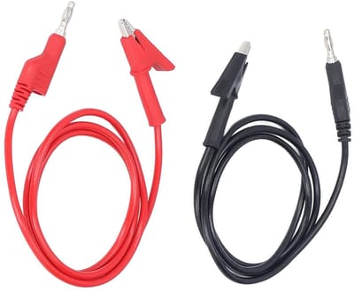 Siliconen Meetsnoer - Testkabel Bananenstekker - Elektrische Tests - Hoge Stroomcapaciteit - 20A 3000V - Rood Zwart