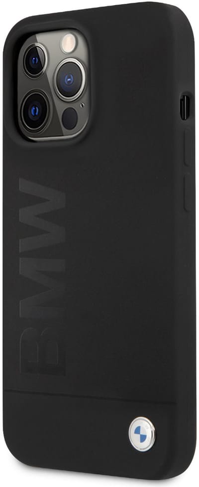 BMW Signature Silicone Back Case - Geschikt voor Apple iPhone 13 Pro (6.1") - Zwart