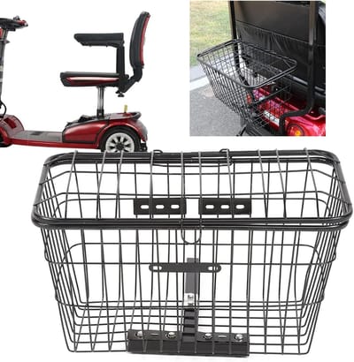 Grote opbergmand voor scootmobiel en elektrische fiets | Duurzaam, draagbaar en ideaal voor boodschappen en reizen