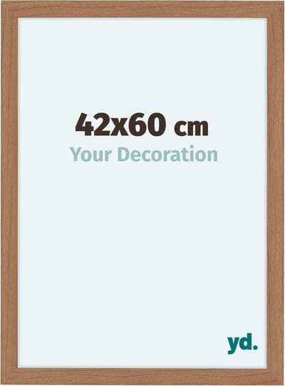 Your Decoration - Fotolijst 42x60 cm - MDF - Notenhout Licht - Como