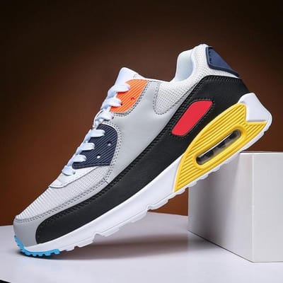 Dames Casual Schoenen Mode Vrouwelijke Sneakers Luchtkussen Ademende Sport Hardloopschoenen Pu Mesh Tenis Feminino Adulto Damesschoen 39 white