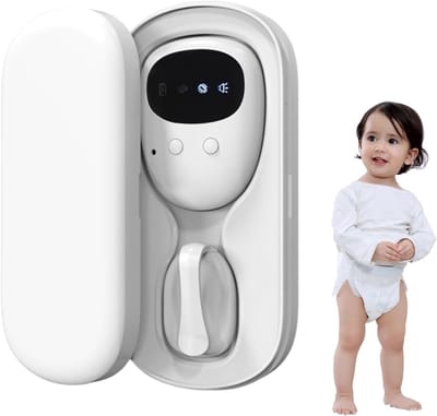 Bedplassen Alarm - Nachtelijk Ongemak Sensor - Zindelijkheidstraining - Draadloze Melding - Compact Ontwerp - Roze