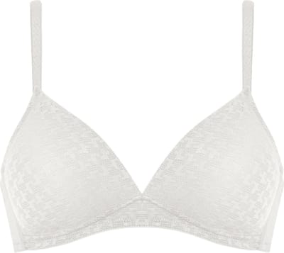 Naturana - Soft bh met pied de poule patroon - 5665 - Ecru - 95D