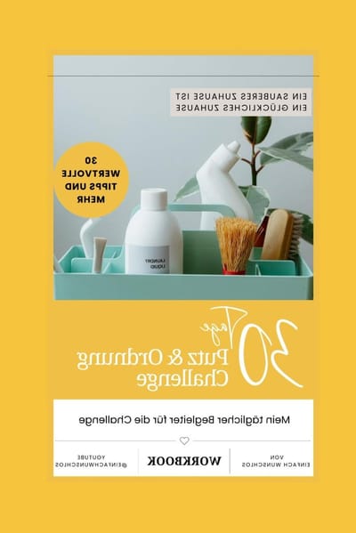 30 Dagen Challenge - Putz en Orde - Huishouden Organiseren - Praktische Tips - 117 Pagina's - Niet gespecificeerd