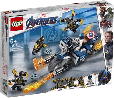 LEGO Marvel Super Heroes Captain America: Outriders Attack 76123