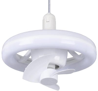 Nivard Plafondventilator - Met Verlichting - Plafond Ventilator - Met Lamp - Plafonniere Met Ventilator - Met Licht - Wit