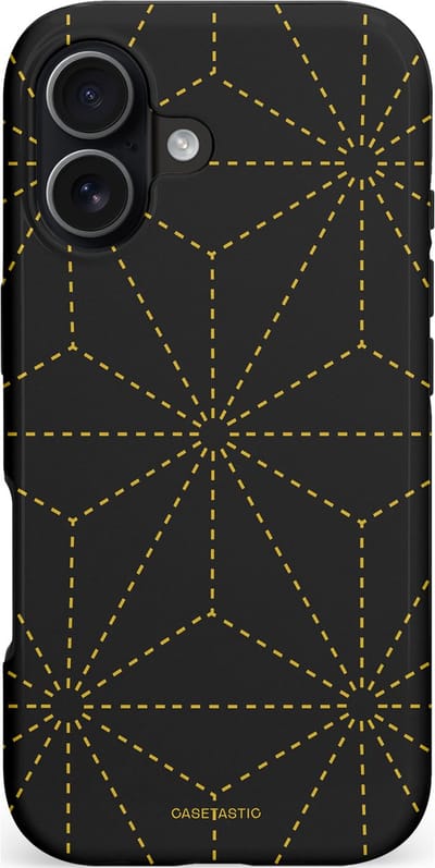 Casetastic hoesje geschikt voor Apple iPhone 17 - MagSafe - Dubbellaagse bescherming - Vouwlijn - Fashion Case - Zwart
