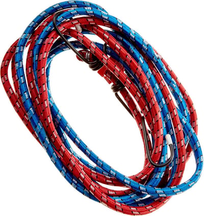 Elastische touwen met haken - Spanbanden Bungee koorden - Lading vastzetten - Universele stijl - 2 stuks - Blauw