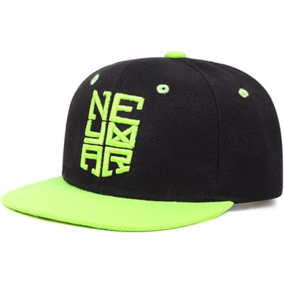 Neymar Hip Hop Baseballpet Letter Borduurwerk Kwaliteit Kinderpetten Snapback Hoeden Verstelbaar Jongens Meisjes Kinderen Cowboyhoed black