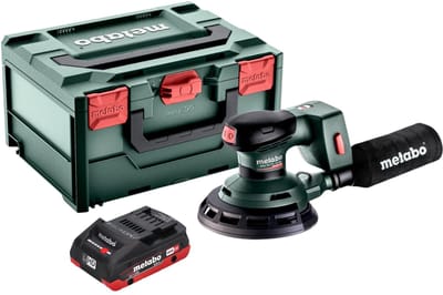 Metabo SXA 18 LTX 150 BL Accuschuurmachine 18 V 150 mm borstelloos + 1x LiHD accu 4.0 Ah + metaBOX - zonder lader