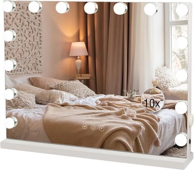 Hollywood Make-upspiegel 80x62cm met Dimbare LED Verlichting en Touch Control