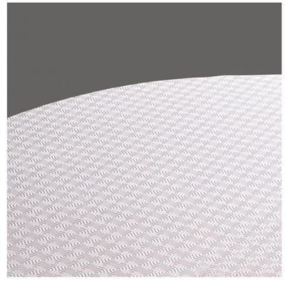 Bulgomme Dikke Tafelbeschermer - Rond Tafelkleed 135 cm - Wit