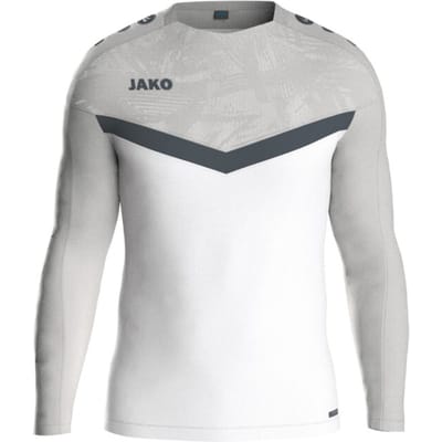 Jako Iconic Sweater Heren - Wit / Zachtgrijs | Maat: S