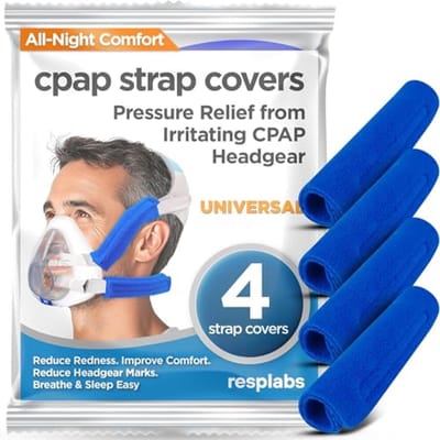 Universele CPAP-bandhoezen - Pakket van 4 - Comfortabele, Herbruikbare en Wasbare Omslagen
