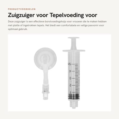 Dailygoods - Zuigzuiger voor Tepelvoeding voor Corrigeren van Platte Tepels