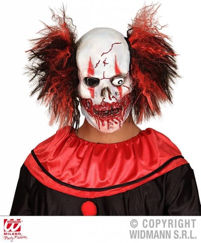Bebloede clown masker voor volwassenen Halloween