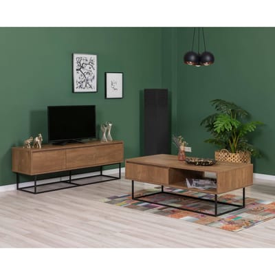 Set van TV-meubel en salontafel Laxus | Kalune Design