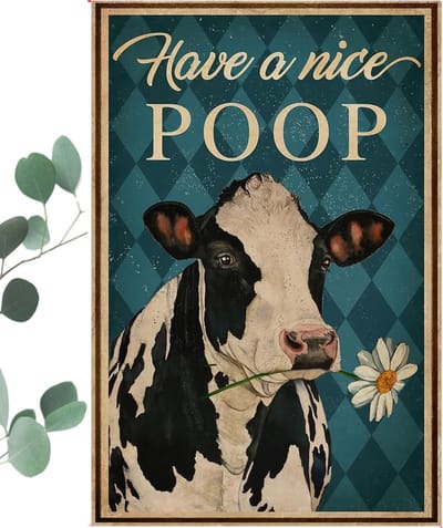 Bovista Are You Pooping Cat - Are You Pooping - Have A Nice Poop - Your Butt Napkins My Lord - Grappige Poster - 30x42cm