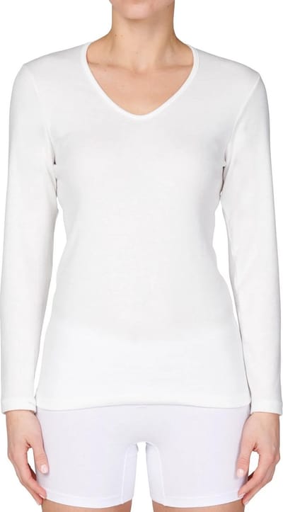 Beeren dames thermo shirt Lange mouw Wit - maat XL