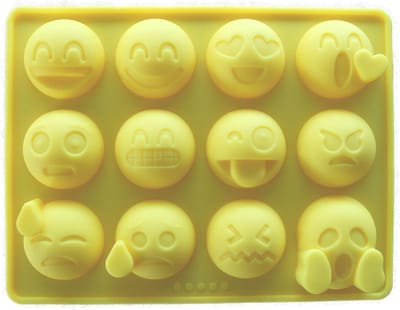 EMOJI IJsklontjesvorm - Chocolaatjesvorm - Fondantvorm
