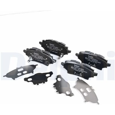 Remblokset DELPHI LP3608, achter