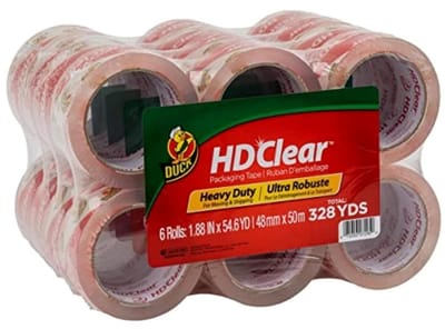 Duurzame HD Heldere Verpakkingstape - 1,88 inch x 54,6 Yards - 24 Stuks