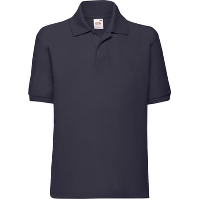 Fruit of the Loom Kinder/Kinder 65/35 Poloshirt (Deep Navy)