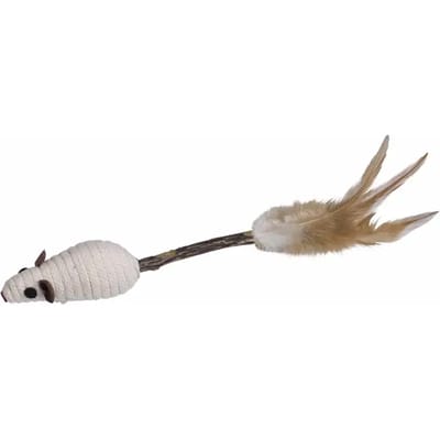 Kattenspeeltje stok met rammelaar muis matatabi Nobby Pet