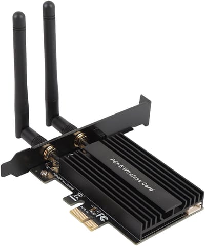 Draadloze Netwerkkaart - Wifi Module - Snelle Internetverbinding - Bluetooth 5.0 - PCI E naar M.2 - Zwart