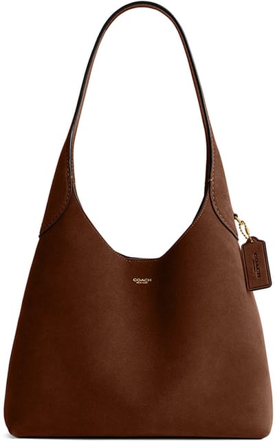 Coach Medium Schoudertas Dames - Suede - Brooklyn - Bruin