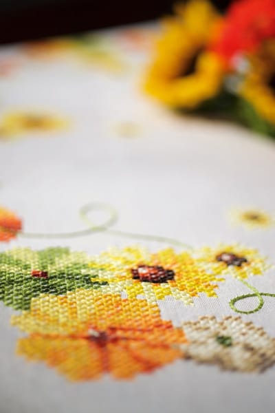 Tafelkleed kit Zonnebloemen - Vervaco - PN-0157711