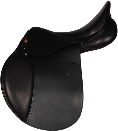 Rossner Canada Veelzijdigheidszadel - Maat: 17,5 Inch - Zwart - Polyester