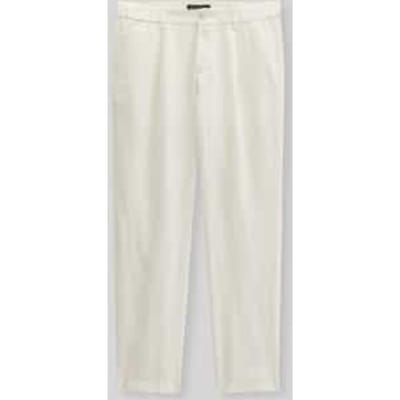 Linnen broek model 'OSBY JOGGER PLEATS'