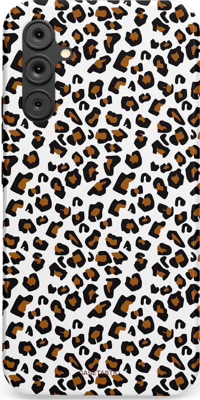 Casetastic Hoesje Geschikt voor Samsung A34 (5G) - Stijlvolle Beschermende Duo-layer Case - Panter abstractie