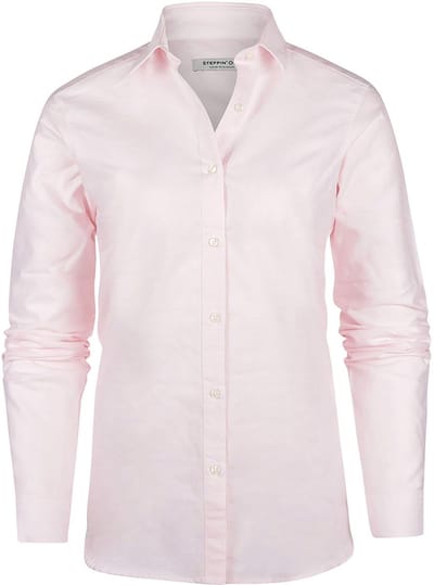 Steppin' Out Blouse Lauren Oxford Dames Lichtroze - Maat XL - Heren