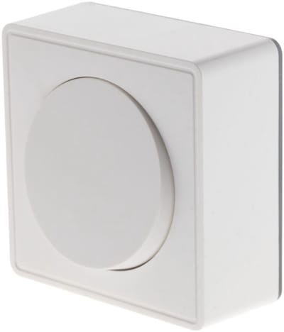 Opbouwdrukknop 10A - Eenvoudige Installatie Zonder Gereedschap - Ideaal Voor Alle Interieurs - Clip Bevestiging - Wit