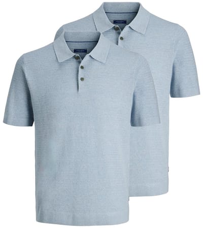 Jack & Jones Heren poloshirt 2 pack Bluriley